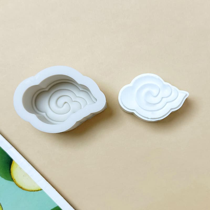 Xiangyun Lotus Leaf, Lotus Flower, Lotus Pod, Lotus Root, Chrysanthemum Silicone Mold for Chocolate Cake Plaster Aroma Wax Mold