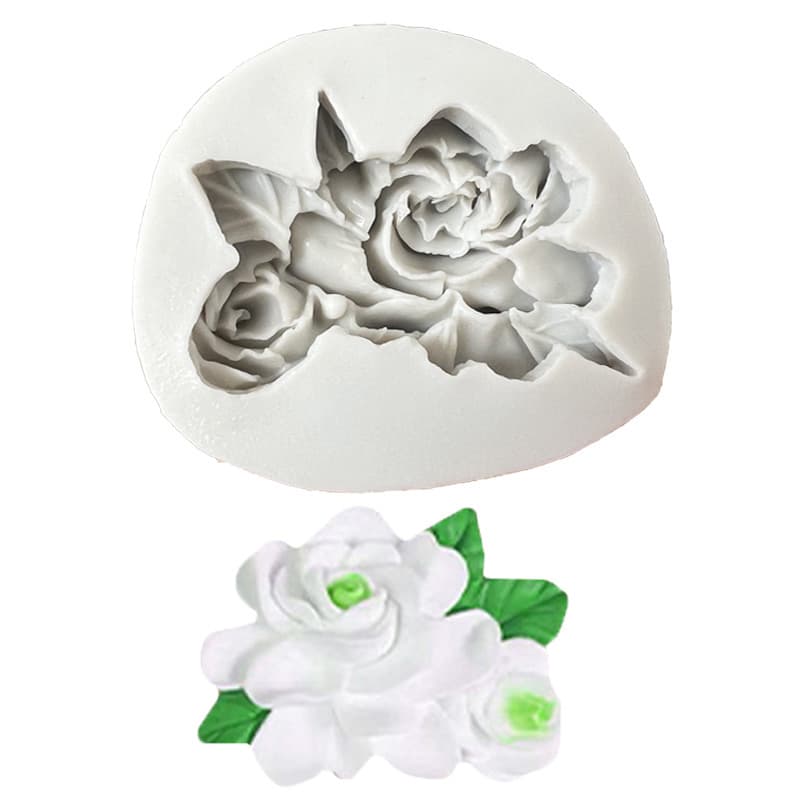 Gardenia Frangipani Flower Silicone Mold Fondant Cake Chocolate Decoration Mold DIY Baking Mold