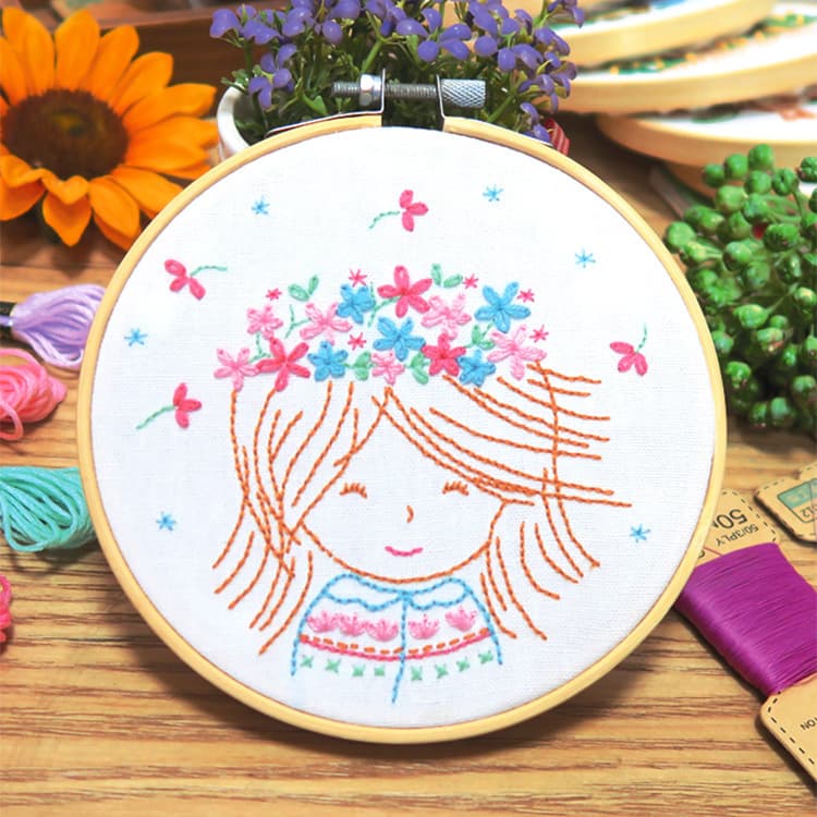 New Cartoon Embroidery DIY Pregnancy Handmade Creative Adult Material Pack European Antique Style Su Embroidery