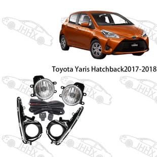 Yaris Hatchback 2017-2018 Fog Light, Fog Light Frame, Front Bumper Light, Anti-Fog Light Assembly