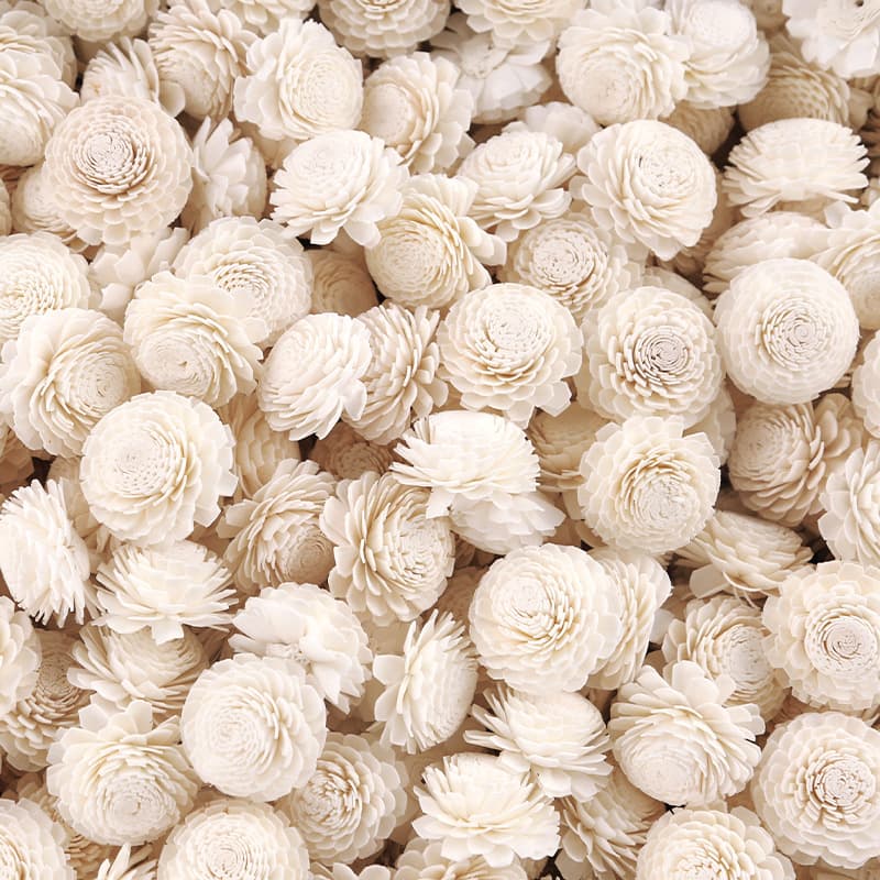 4.5cm Lavender Spike Flower Aromatherapy Accessories Dried Flower Simulation Heartless Chrysanthemum