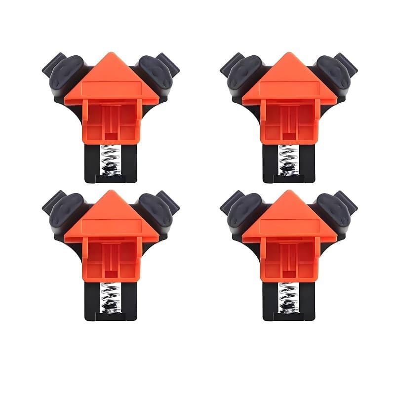 Factory Direct Sales 90° Home Woodworking Right-Angle Fixed Hole Punch Installer 90-Degree Right-Angle Clip Photo Frame Clip Wholesale.