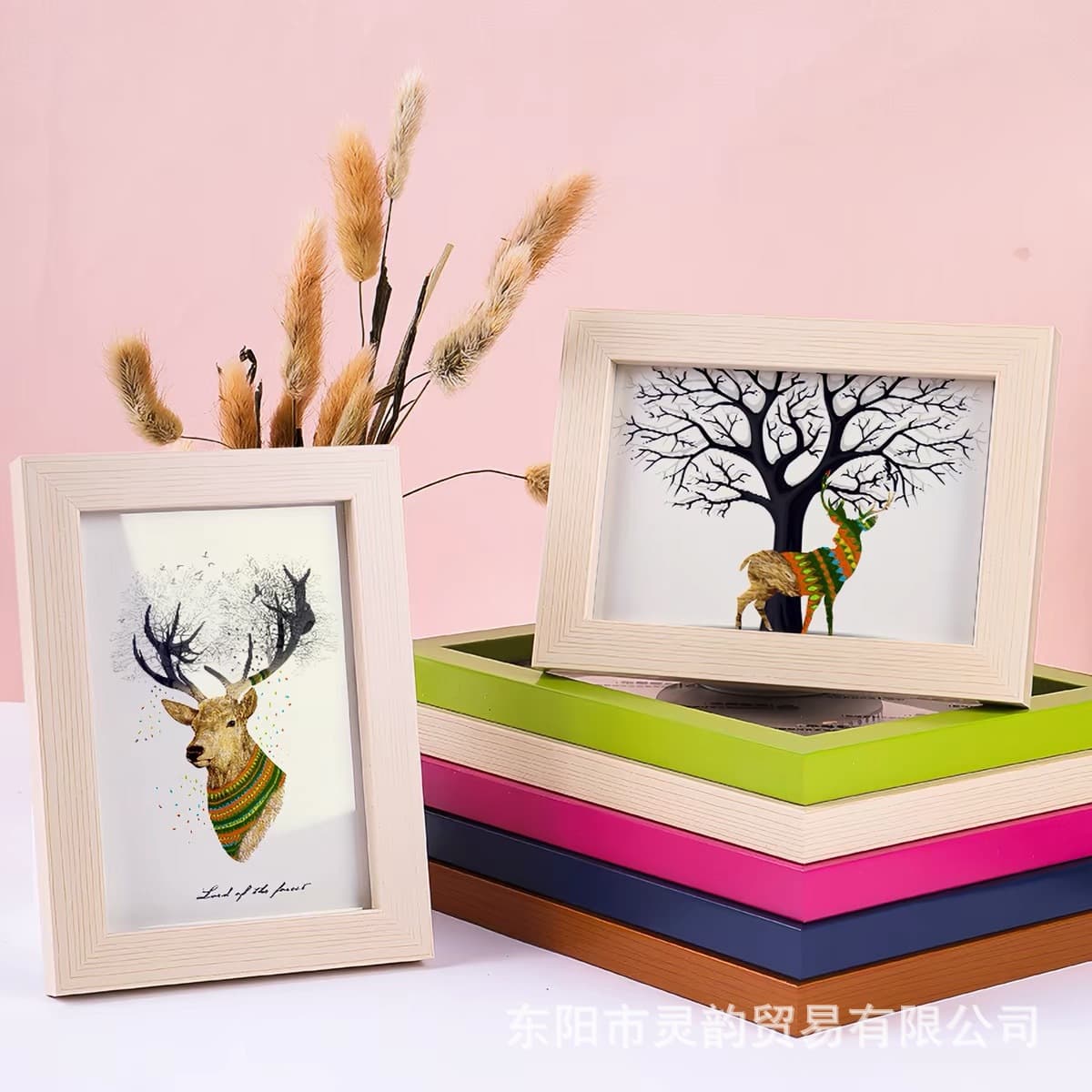 PS foam resin photo frame modern simple 5 6 7 8 10 inch picture frame wall hanging photo wall mounting display frame