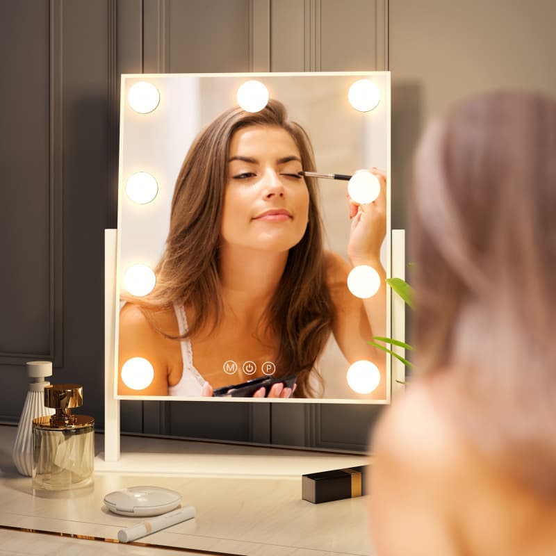 2026 New Cross-border Drop Shipping: 10 Dimmable LED Hollywood-Style Makeup Mirror Lights