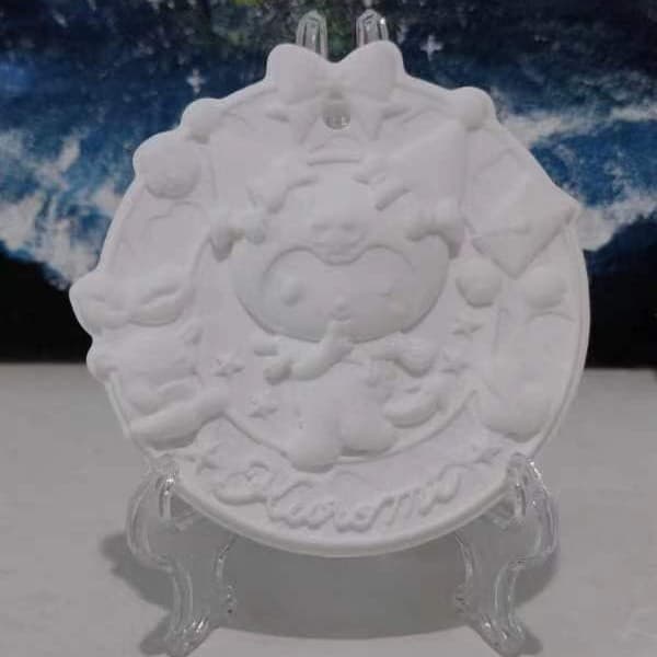 Transparent Plastic Plate Stand Display Rack Frame Round Plate Holder Showcase Stand Landscape Plate Stand