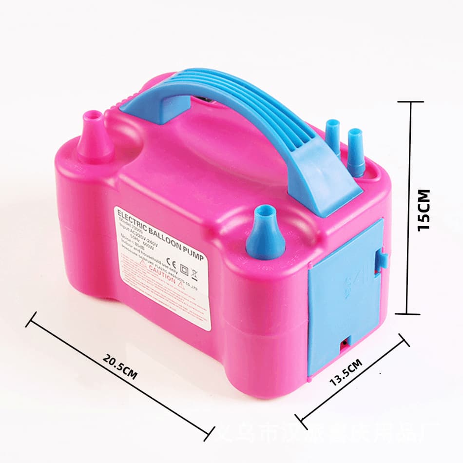 Electric Balloon Pump Inflator Air Pump Dual Hole Machine 73005 Double Mouth Balloon Blower