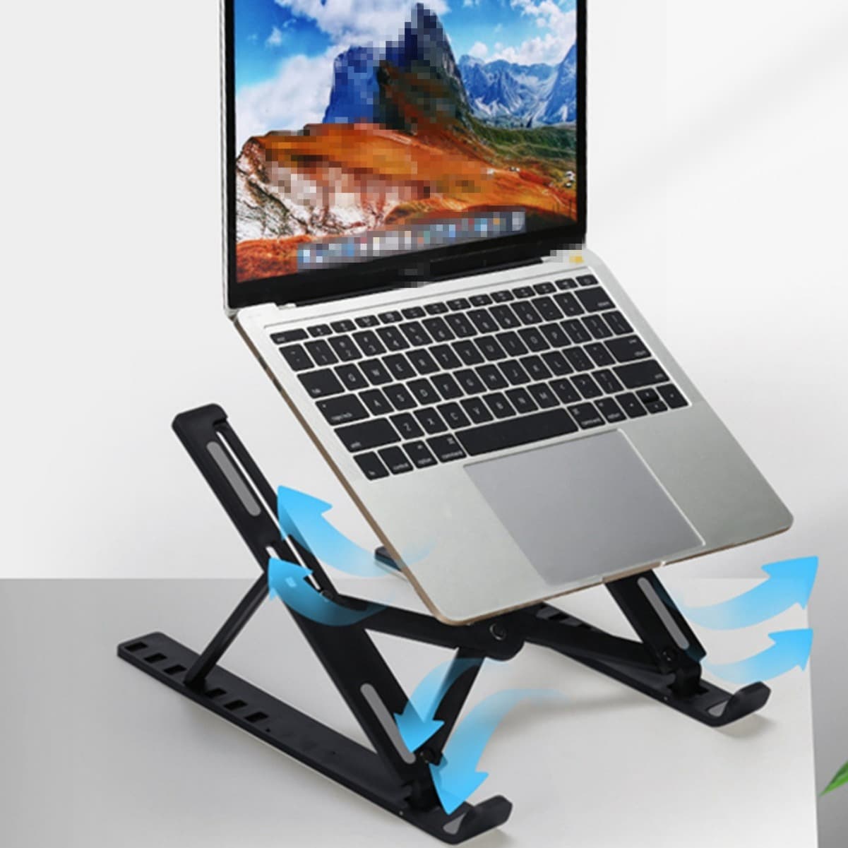 ABS adjustable laptop stand portable folding desktop laptop tablet cooling stand