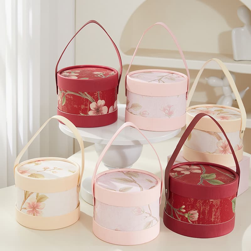 [Wedding Candy Box] Ins-style Round Gift Packaging Box, Souvenir Gift Box Factory Wholesale, Small Gift Box, Chinese Style