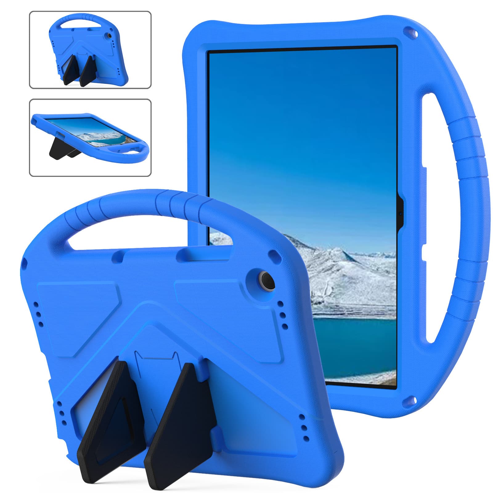 Case for Samsung Galaxy Tab A9+ Plus SM-X216B X210 with Handle Stand, Kids Shockproof Protective Cover for A9+