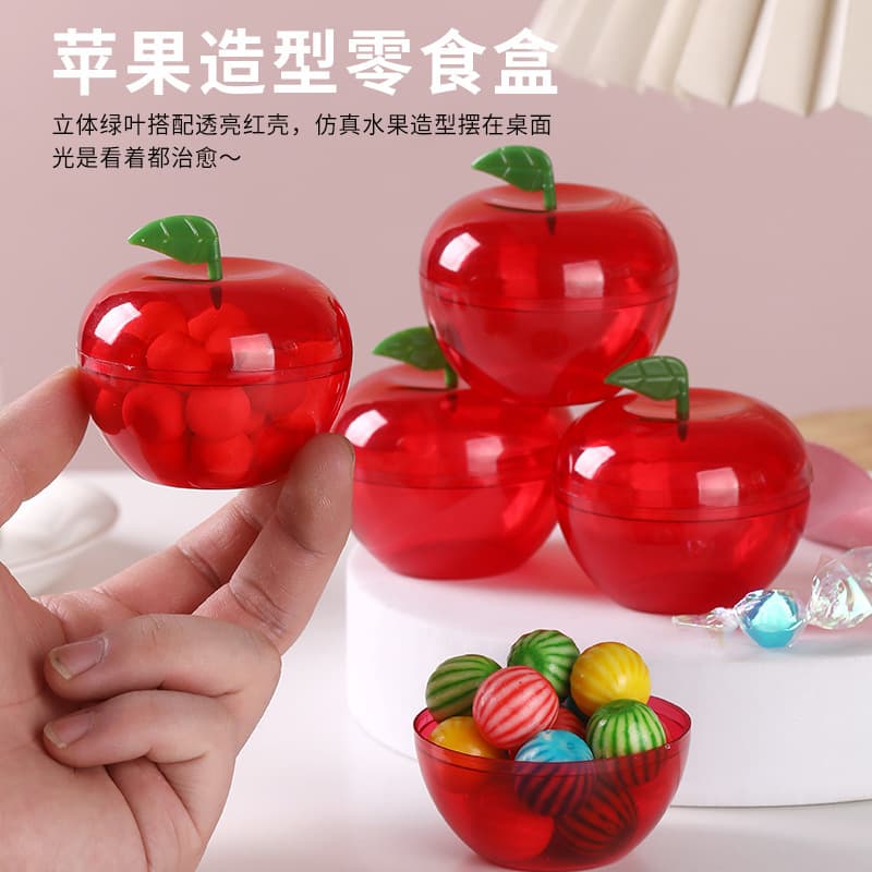 Christmas Eve apple packaging box creative wedding plastic wedding candy box Christmas gift packaging exquisite gift box