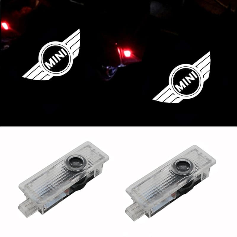 For Mini Cooper Welcome Light Projection Lamp Modification LED Decoration Laser Door Light