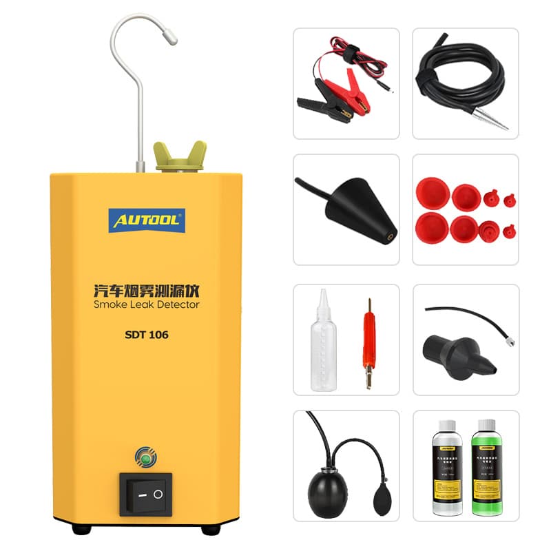 AUTOOL Occasional Technology Automotive Smoke Leak Detector Non-Destructive Leak Detection Smoke Machine Auto Repair and Maintenance Tool