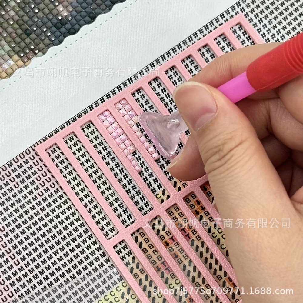 Diamond Painting Alignment Ruler | Diamond Painting Tool | Suitable for Square or Round | Diamond Painting Fixing