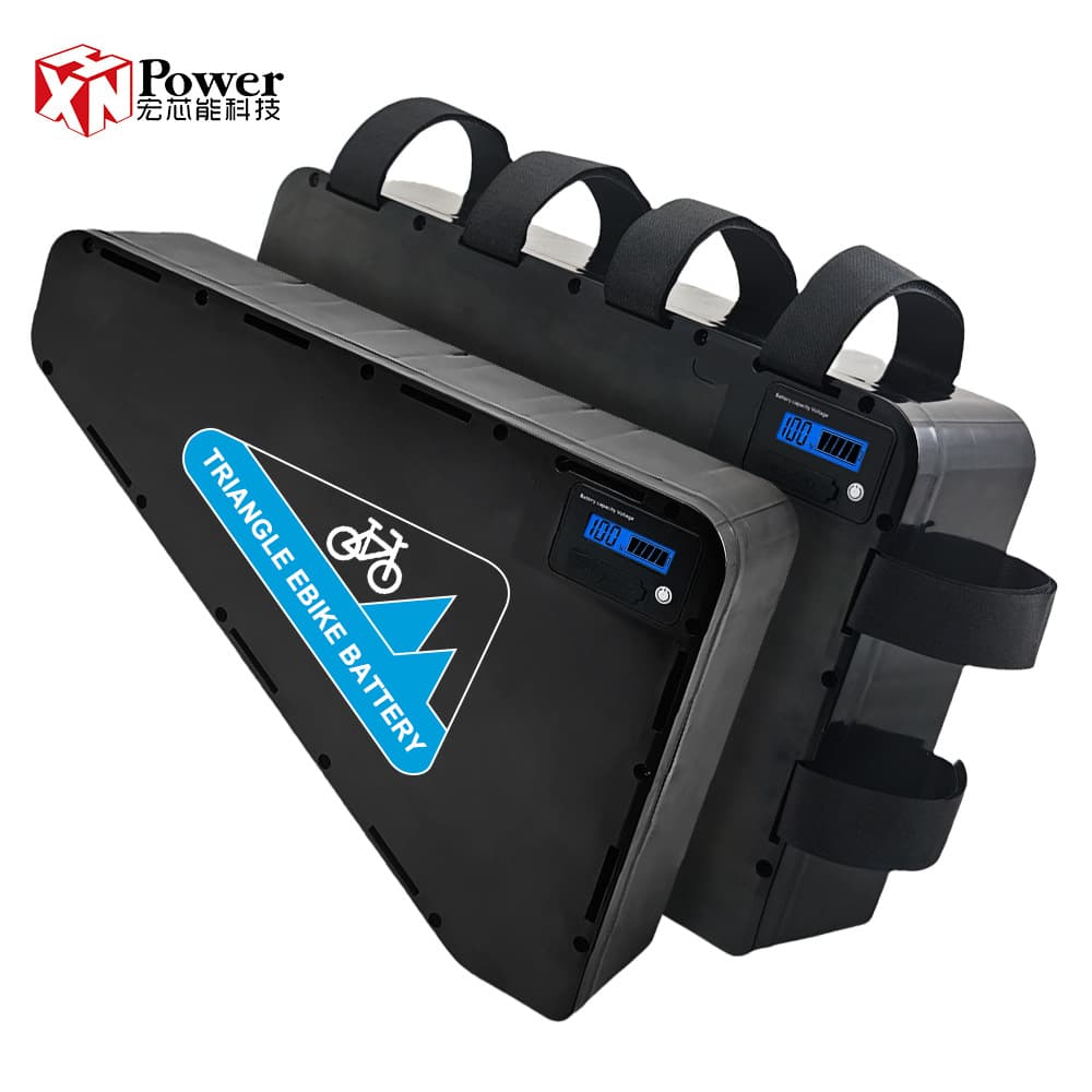 Cross-border E-bike Battery 48V 20Ah Triangle Lithium Battery Mountain Bike Triangular Bag Hanging Battery Pack