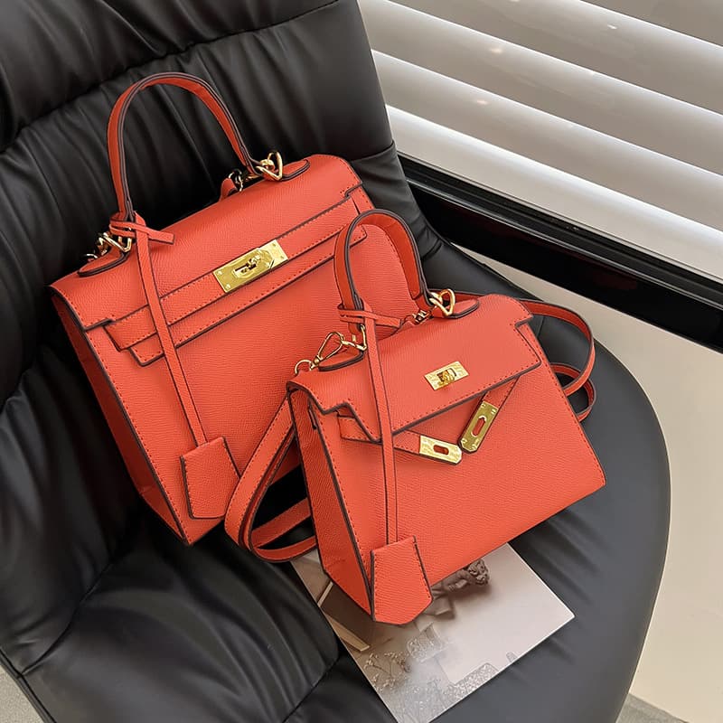 Cross-border trade women's handbag 2026 new style fashionable ladies shoulder crossbody Kelly bag hand bag