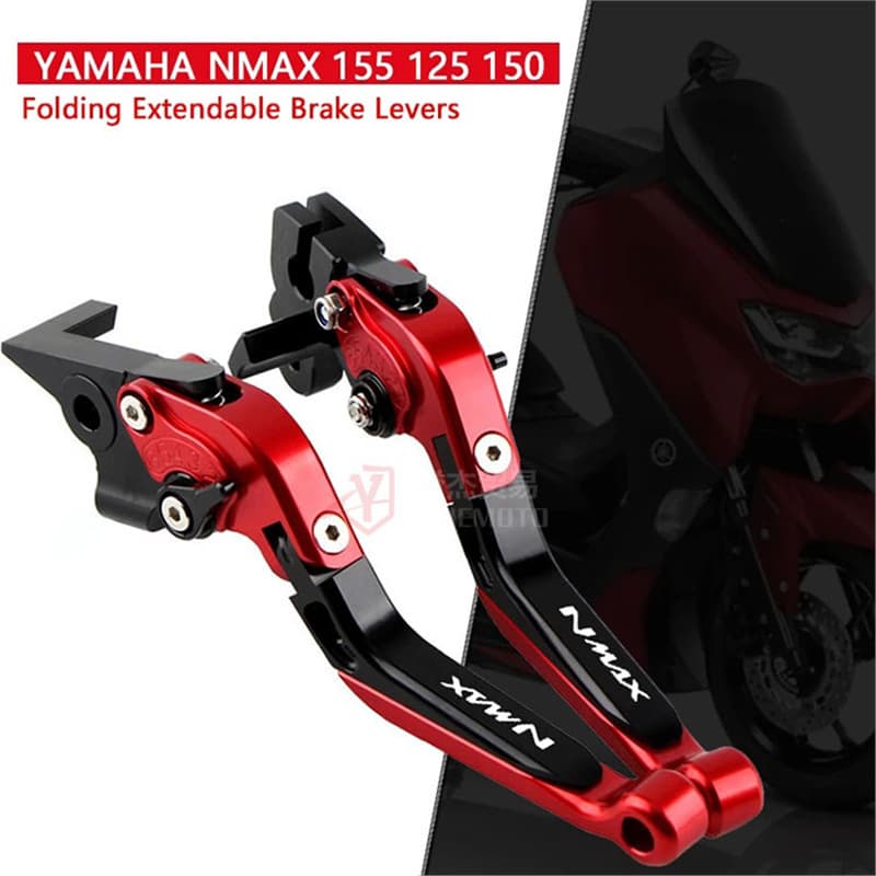 Compatible with Yamaha NMAX 125 150 155 15-21 Folding Brake Clutch Levers