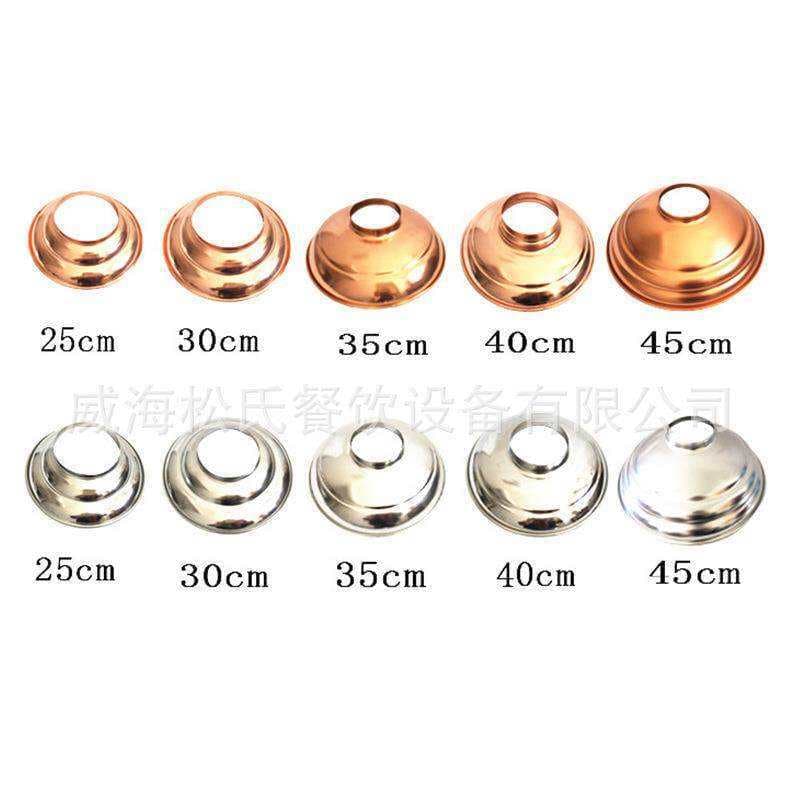 Korean BBQ Smoke Exhaust Hood Large Smoke Suction Cover Stainless Steel Exhaust Vent Round Smoke Suction Hood for Grilling