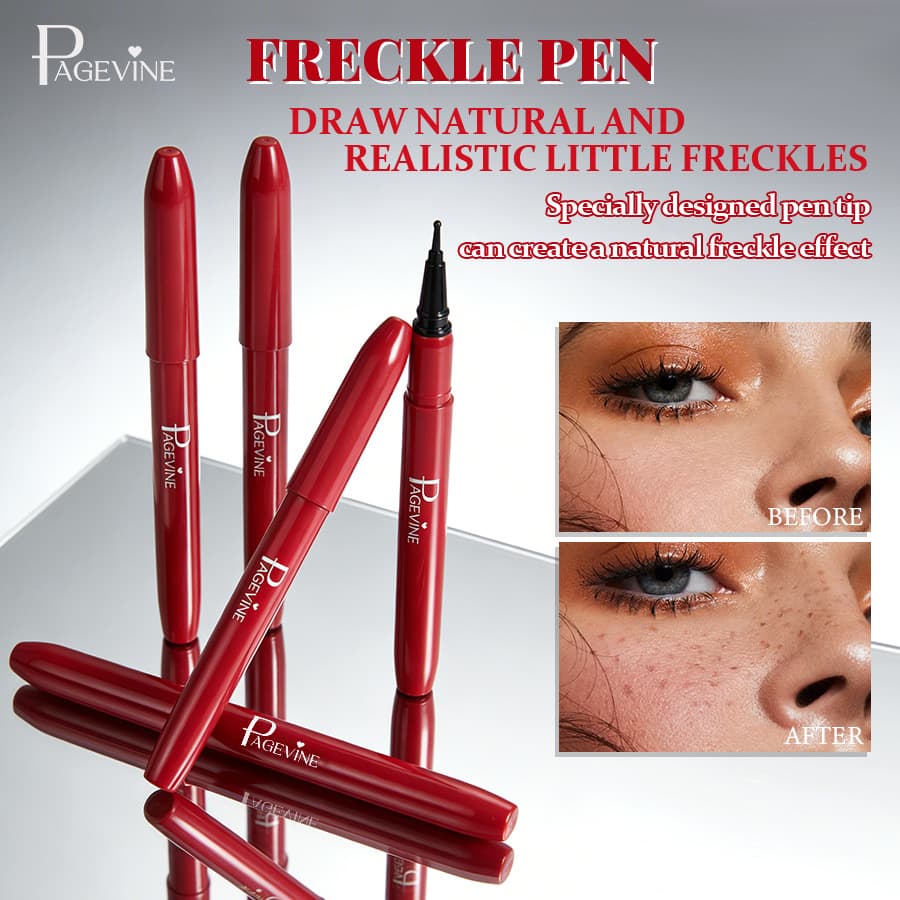 Cross-border PAGE VNE Natural Freckle and Mole Pen Long-lasting Waterproof Smudge-proof Beauty Mark Freckle Pen Foreign Trade