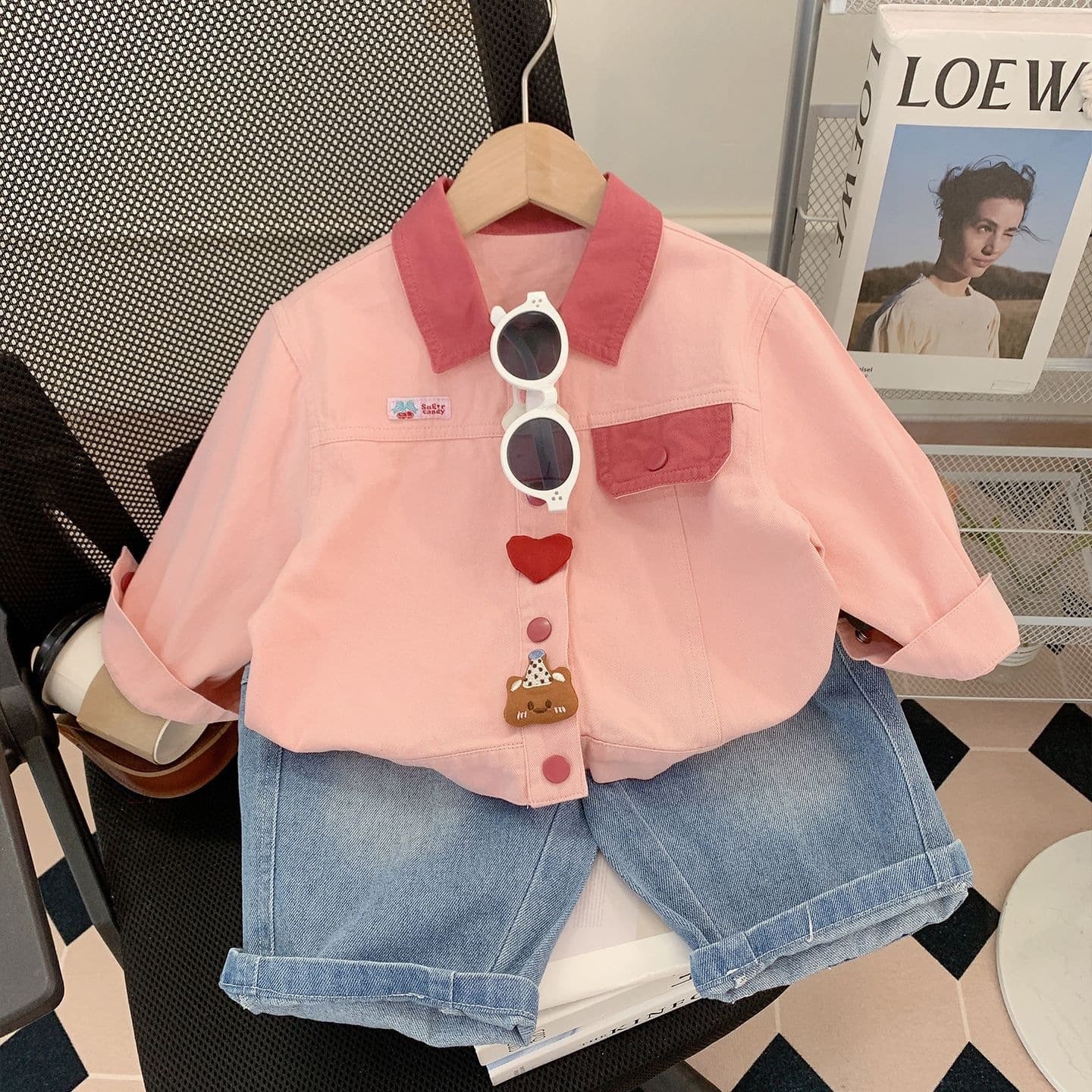 Girls Jacket Fall 2026 New Kids Spring Fall Cardigan Baby Jacket Top Fall Toddler Wear