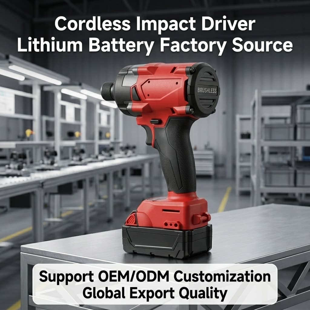 Cross-border brushless high torque lithium impact driver electric screwdriver portable pistol drill wholesale