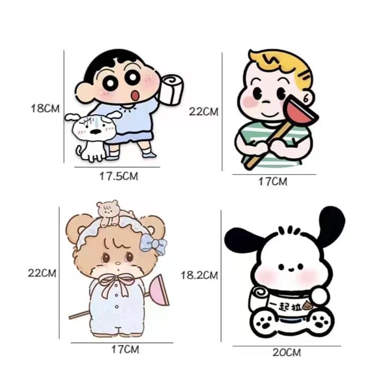 New Xiaoxin Cartoon Self-Adhesive Toilet Sticker, Deodorizing and Fragrance-Retaining, Cute Bathroom Toilet Odor Eliminator Aromatherapy Sticker