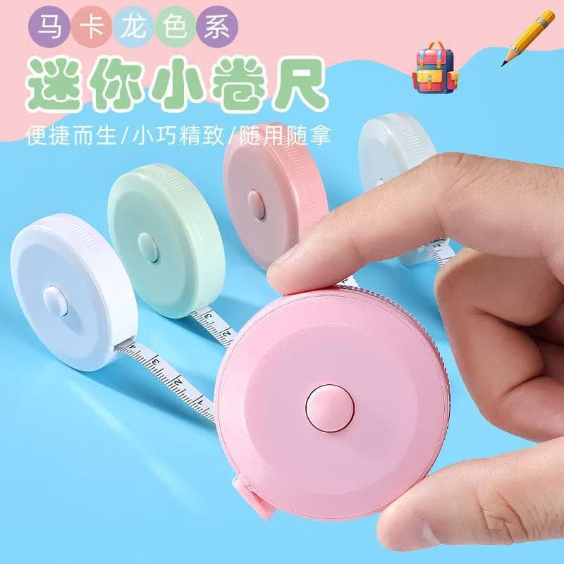 Cute Mini Tape Measure, Clothing Measuring Tape for Waist 3D, Small Soft Tape, Meter Ruler