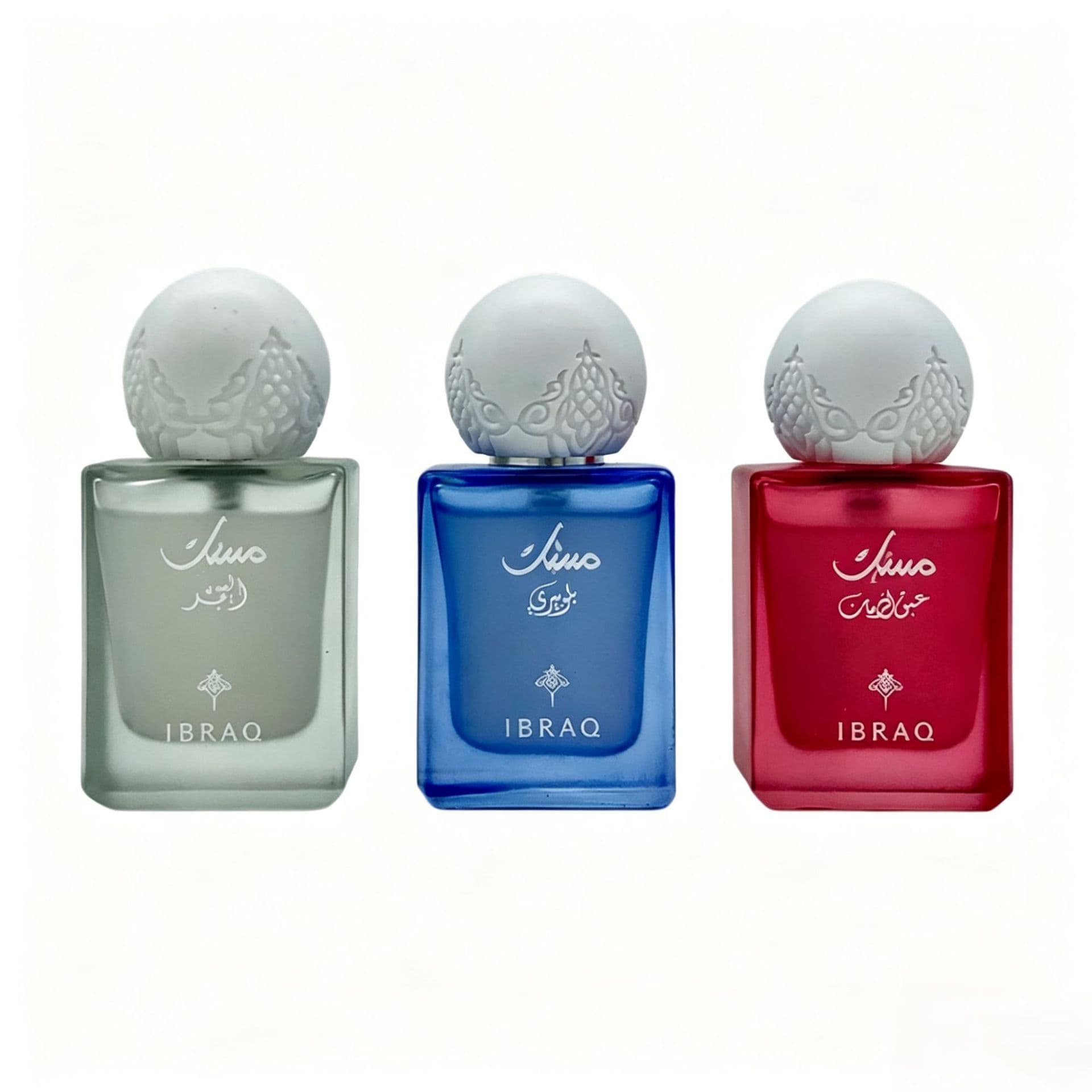 High-Quality IBRAQ Perfume Gift Box 3-Piece Set Unisex Fragrance Arabic Dubai Vietnam Cross-Border Live Streaming Style