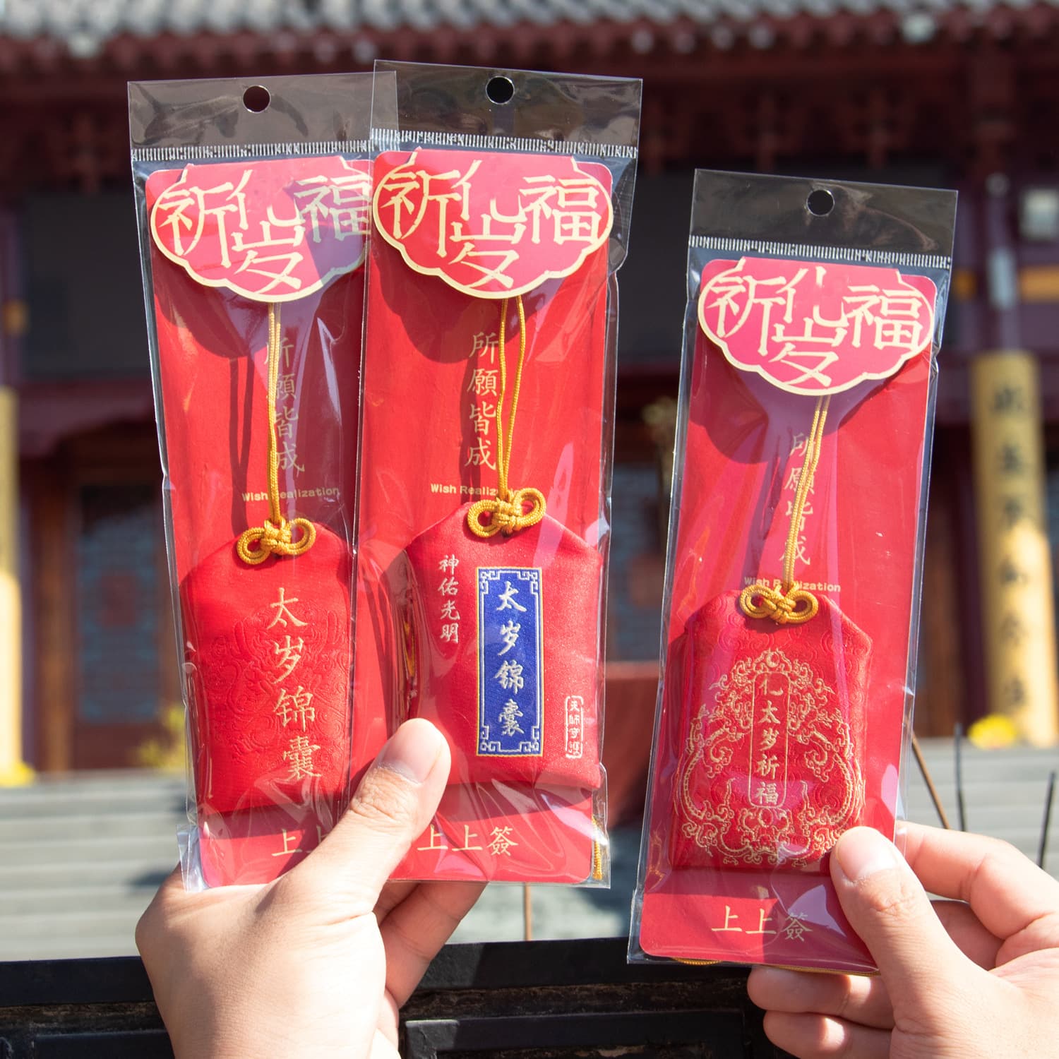 Horse Year Tai Sui Pouch 2026, Tai Sui Supplies for Zodiac Year, Blessing Fortune Bag Amulet Sachet