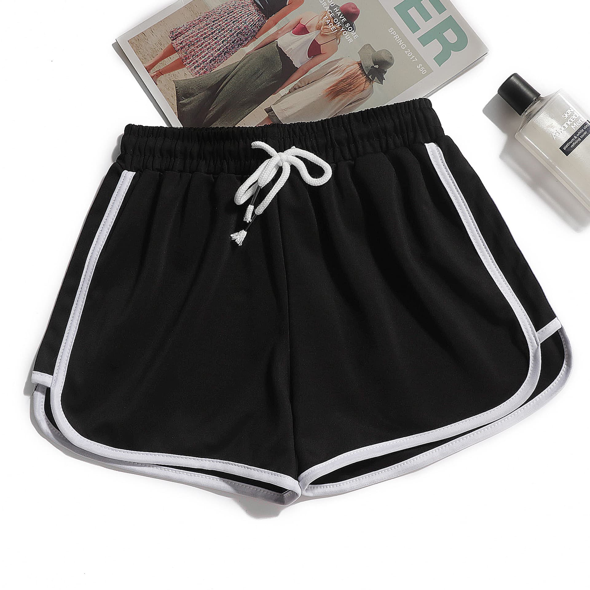 Shorts Sporty 3-Inch Yoga Slimming Loose Fit Cross-Border Plus Size Shorts for Women Hot Pants Sleep Shorts for Girls