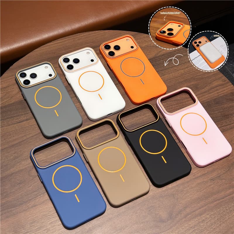 Compatible with iPhone 17 Pro Max Ultra-Thin PC Phone Case 16 Pro Magnetic 15 Skin-Feel iPhone 13 Protective Cover 12