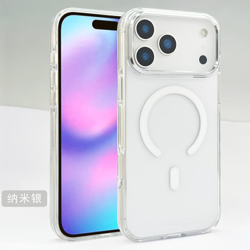 New Clear Magnetic PC Case for iPhone 17 Pro Max