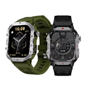 H11 Smart Watch Bluetooth Call 2.01inch Heart Rate Blood Sugar Dynamic Island Message Reminder Rugged Sports