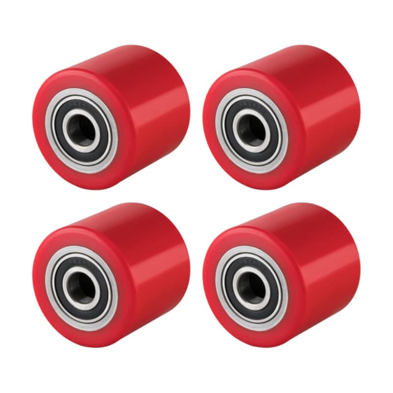 Polyurethane Wheel Manual Hydraulic Pallet Jack Front and Rear Wheel Lift Handle Iron Core Polyurethane Caster Hand Truck