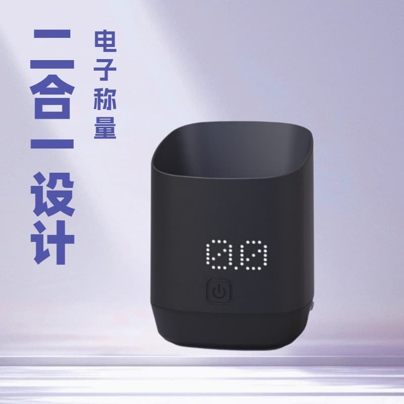 New 3kg Rechargeable Electronic Coffee Scale Smart Weighing Timer LED Invisible Screen Hand Poured Coffee Kitchen Scale