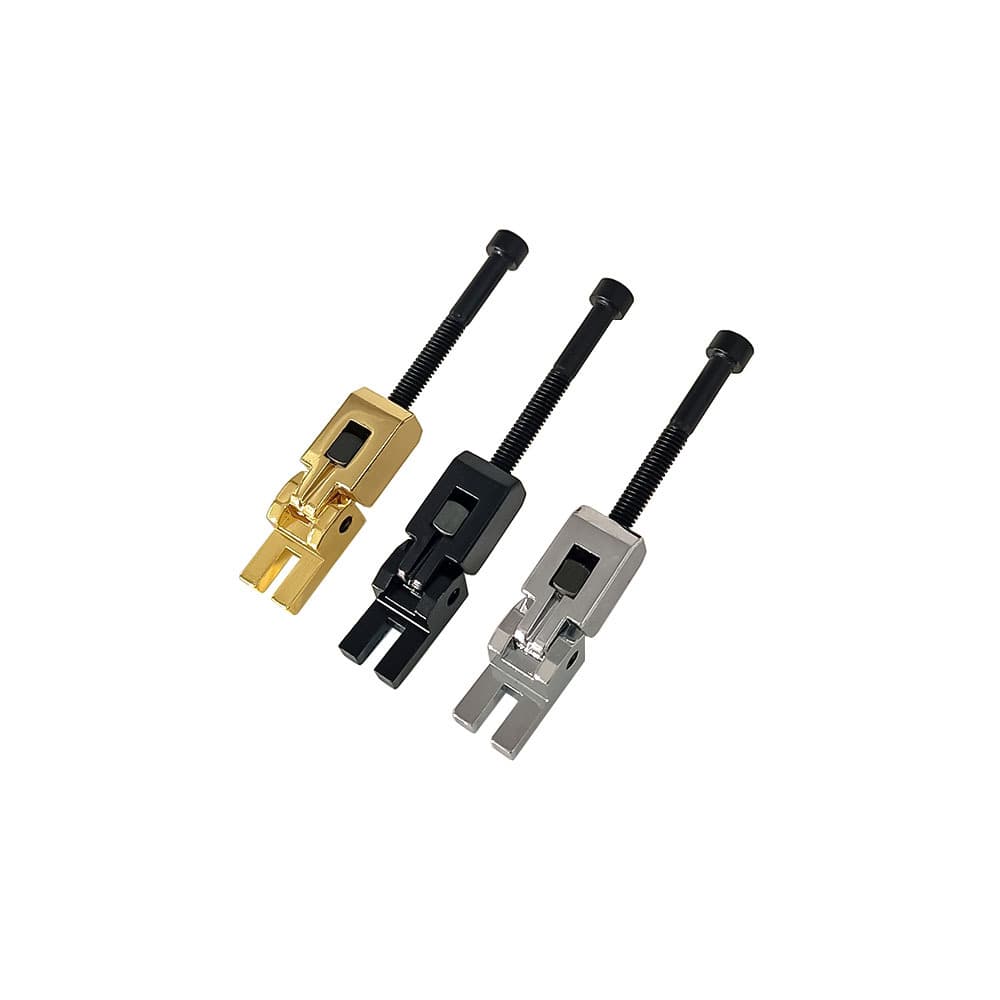 Electric Guitar Double-Locking Tremolo Bridge String Retainer Bar, Double-Locking Bridge String Press Block, Guitar Parts, Black/Gold/Chrome