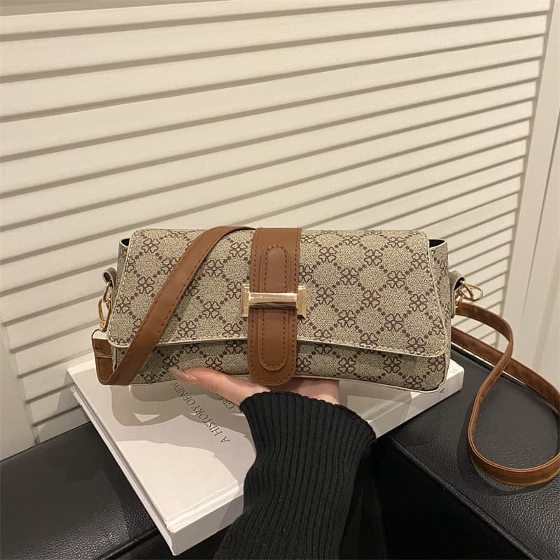 Stylish Women's Bag Retro Personalized Trendy Mini Square Bag 2026 New Women's Bag Niche Design Handbag Shoulder Underarm Bag