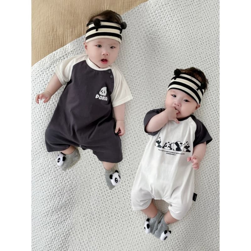 Baby Summer Romper Short Sleeve Cotton Thin Set Outfit for Infants Toddler Boys Summer Clothing