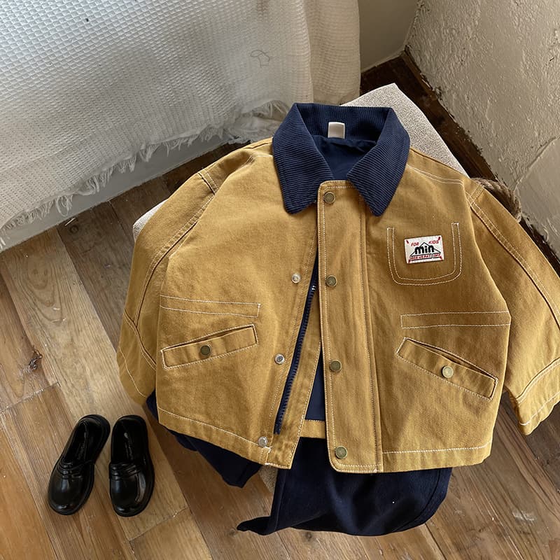 【Shanjing】Children's Jacket 2026 Spring New Arrival Girls Boys Cardigan Baby Cotton Jacket