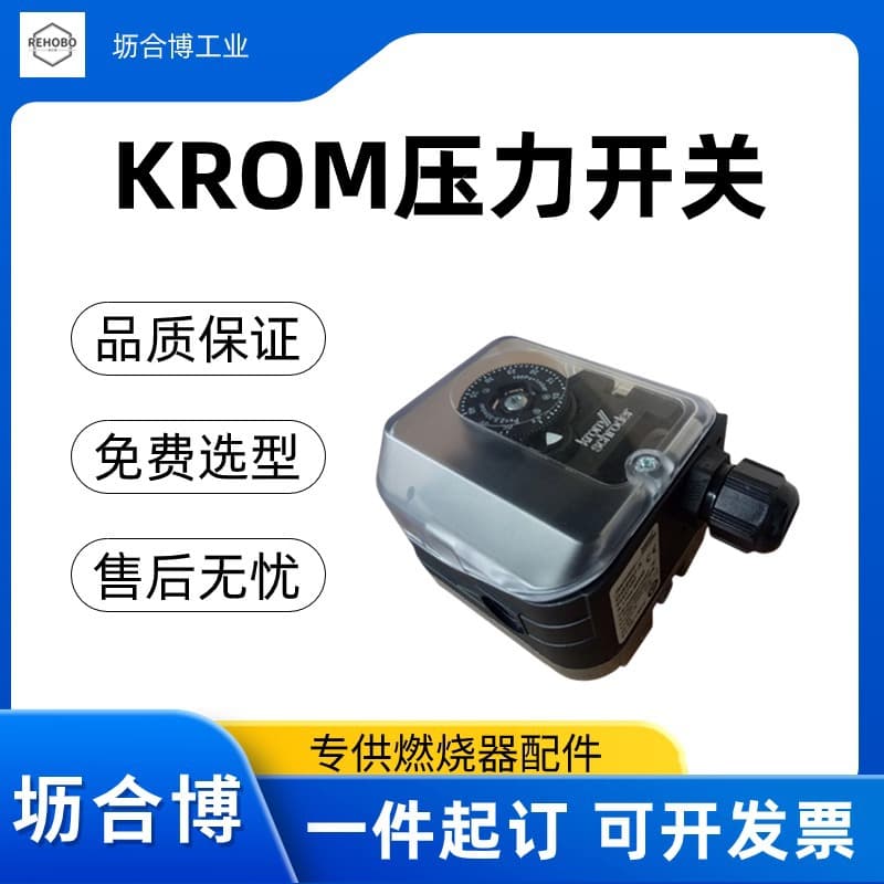 Original German KROM Pressure Switch DL 5A-31, Professional Supply of Burner Accessories by Li He Bo
