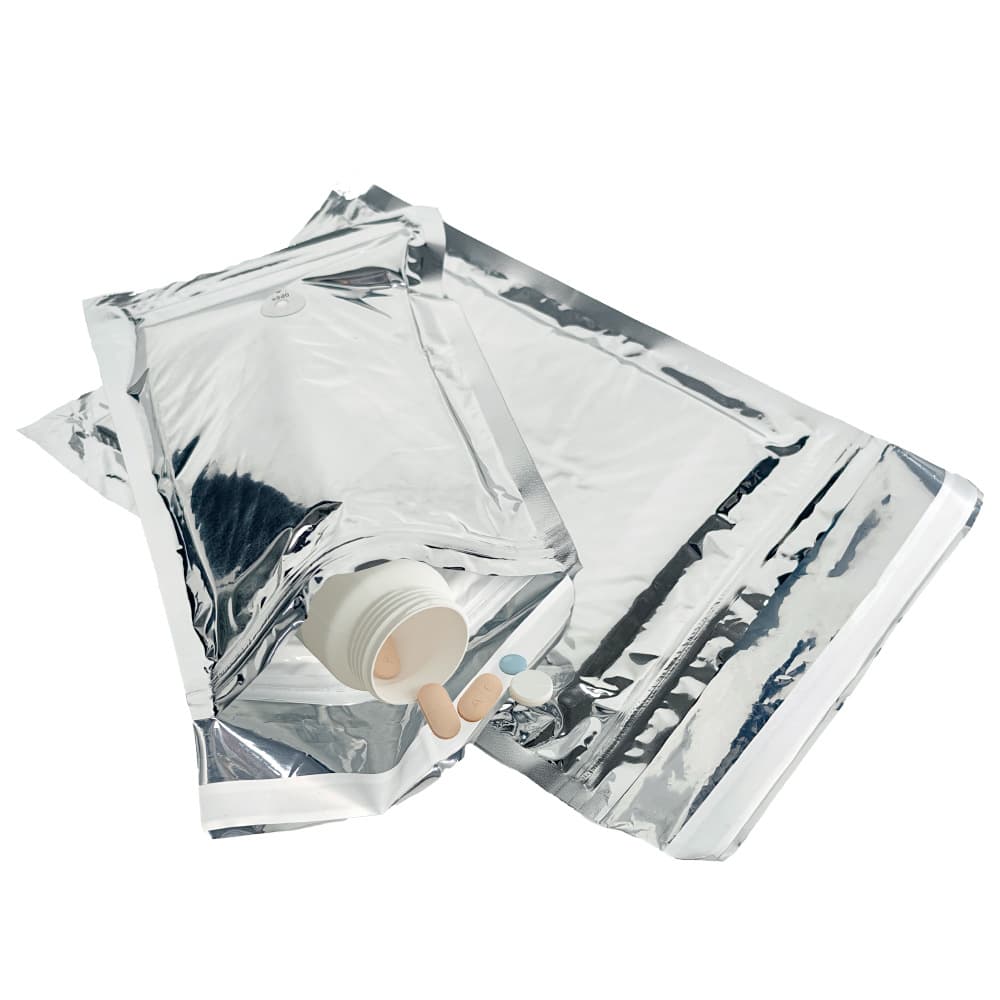 Aluminum foil cotton-filled thermal insulation bag Medical high-barrier cold chain transportation packaging thermal insulation cold storage bag aluminized vacuum cotton-filled bag