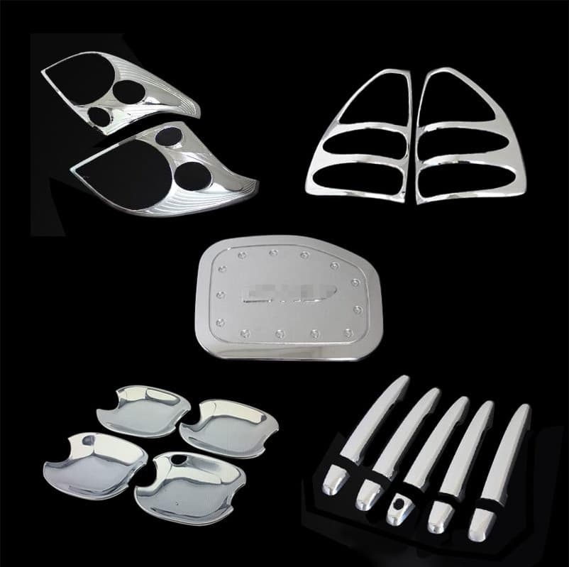 Suitable for 2003 Model Prado Prado Fj120 Front and Rear Light Covers, Door Handles, Fuel Tank Cover Stickers, Abs Modification