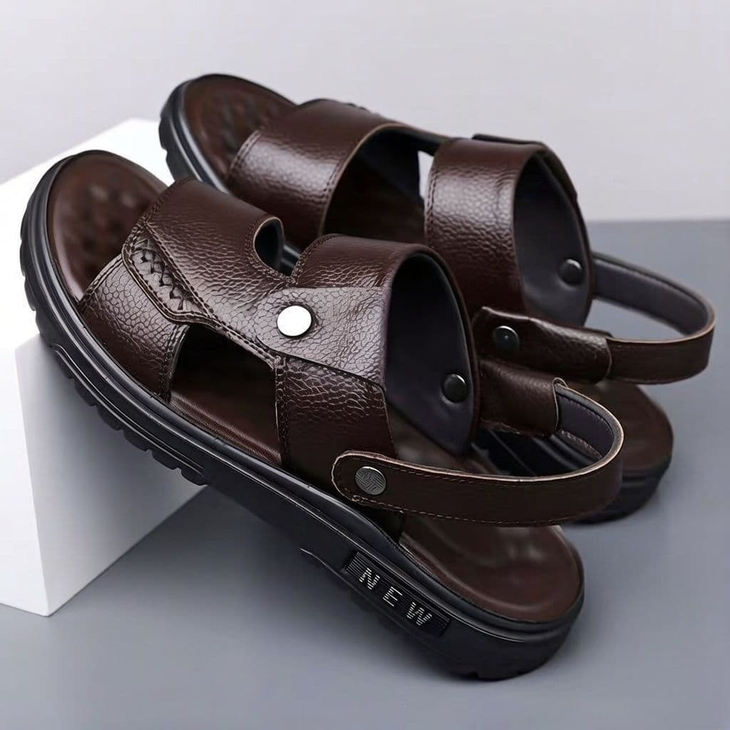[First-Class Military Shoes] 100% Full Soft Sole Men's Sandals, Slip-resistant, Waterproof, Breathable, Wear-resistant, Odor-proof Casual Sandals