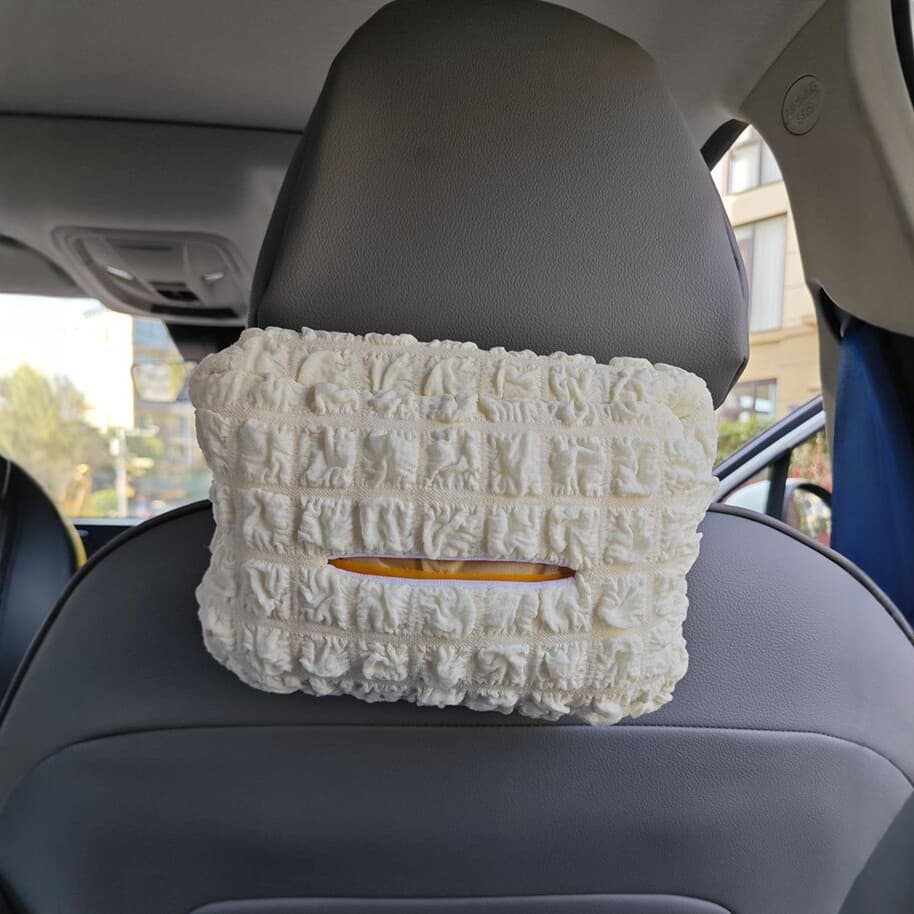Car tissue hanging bag, car tissue box, armrest box, paper box, sun visor, tissue box, car interior supplies