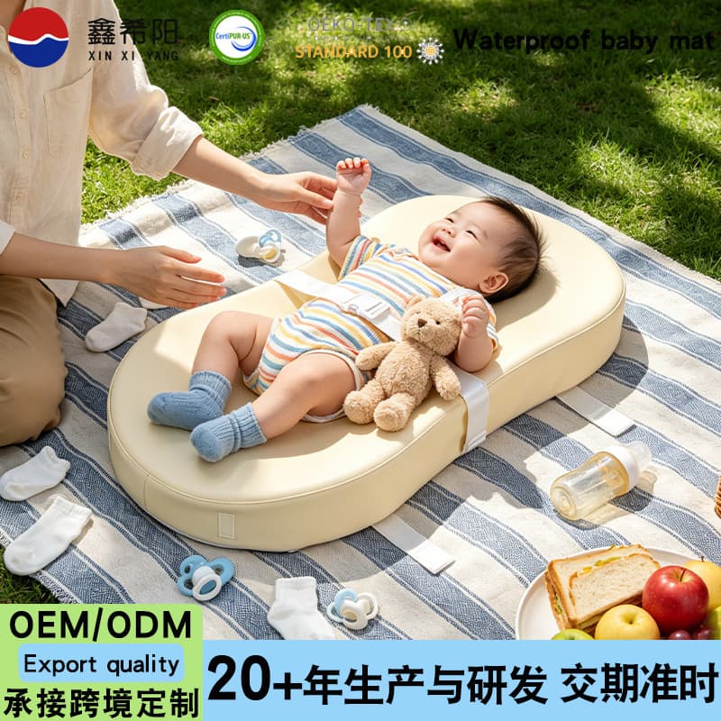 Baby Waterproof Mat Baby Care Station Outdoor Sit-Lie Car Diaper Changing Station Home Use Newborn Waterproof Bed Mat