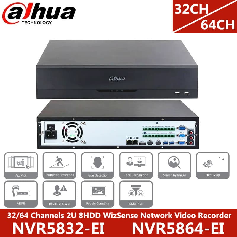 Dahua English Version Channel/64 NVR Network Recorder NVR5832-EI
