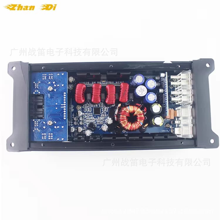 Factory Small Amplifier RMS 100W×4 Car Stereo Amplifier Class D 4 Channel Car Amplifier