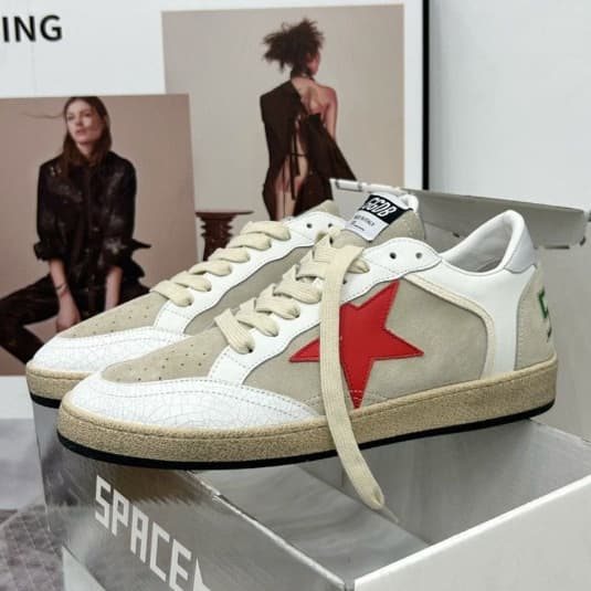 Star Series Ggdb Star Shoes Wool Genuine Leather Distressed Sneakers Unisex Casual Sneakers Breathable Casual Shoes