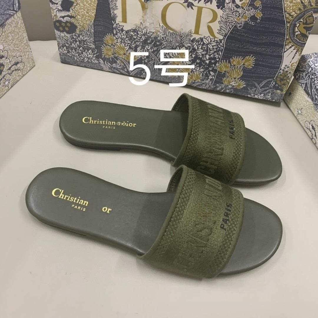 D-House Hot Selling 1-48 Jacquard Embroidered Letter Beach Casual Women's Flat Comfortable Fashion Trendy Style