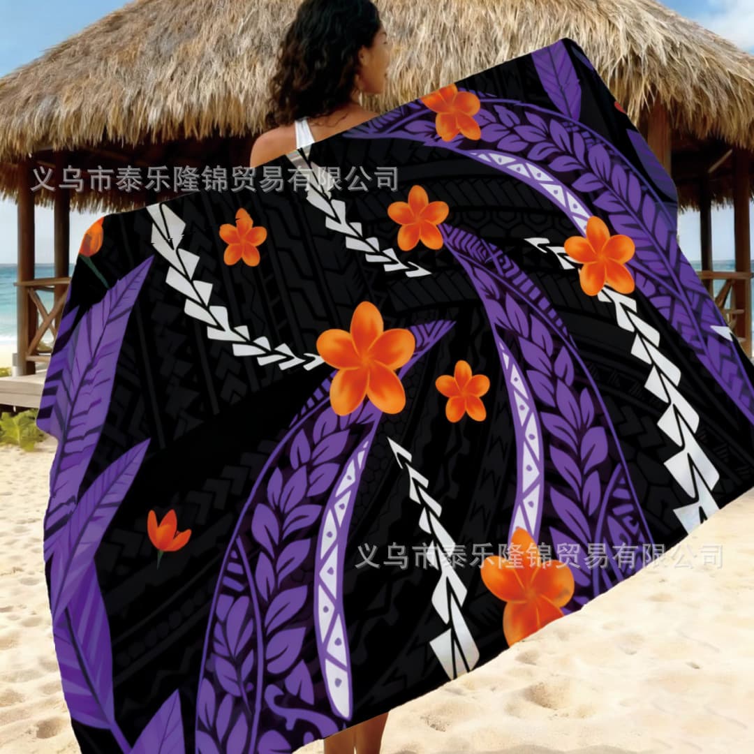 Solomon Tonga Island Style Beach Cover-Up Wrap Skirt Women's Beachwear Island Clothing