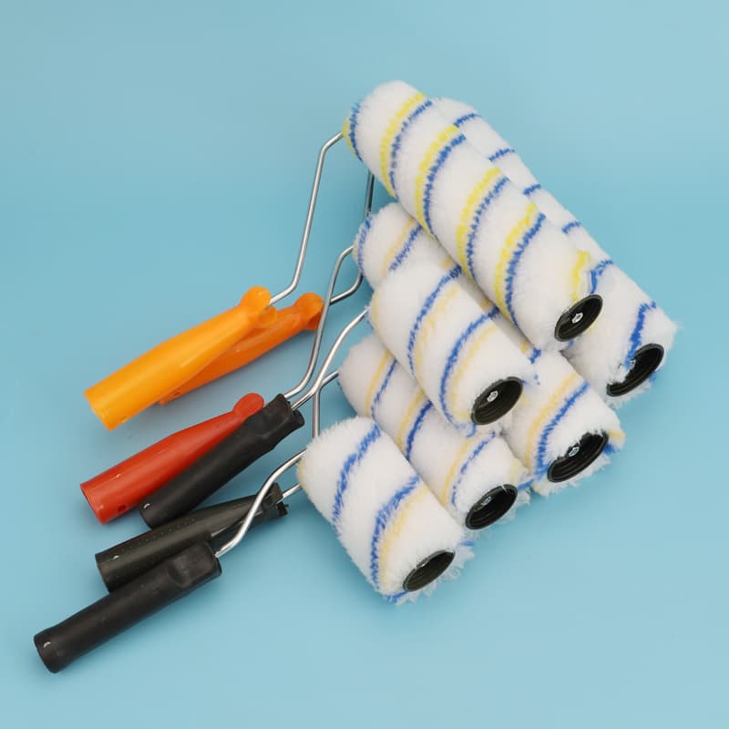 Hot melt roller brush, small roller brush with no dead angles, small edge roller brush, latex paint roller manufacturer wholesale paint brush
